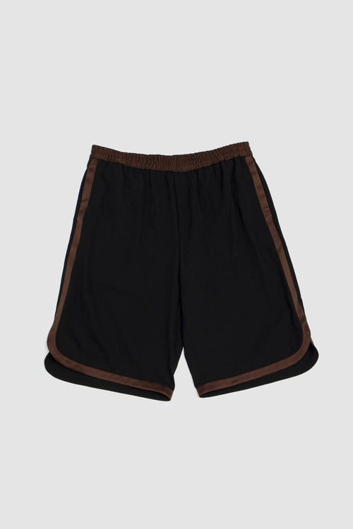 SPORTIVO STORE_Ossie Shorts Black/ Brown