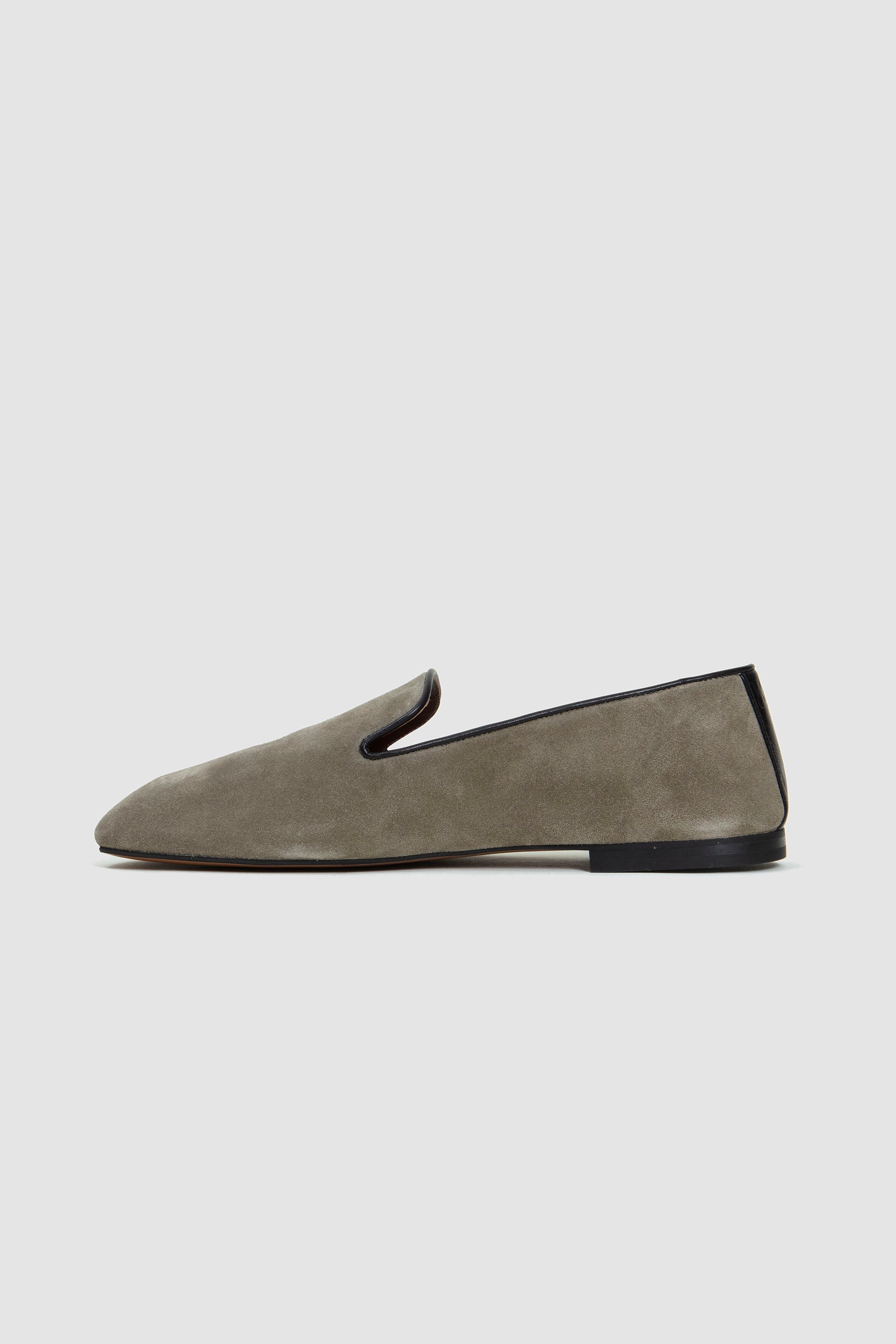 Suede Loafers Military Green_4