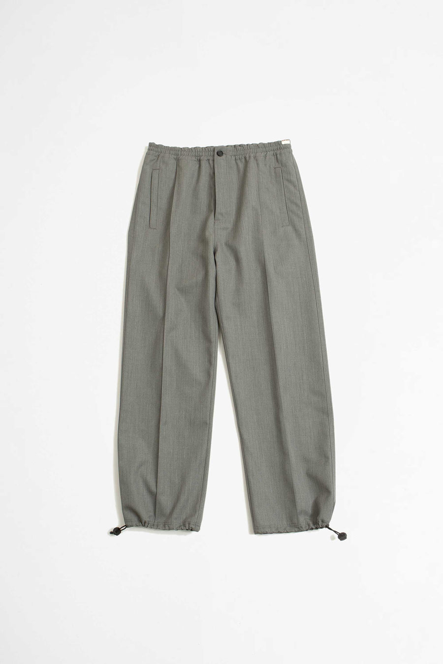 SPORTIVO STORE_Drawstring trousers silver