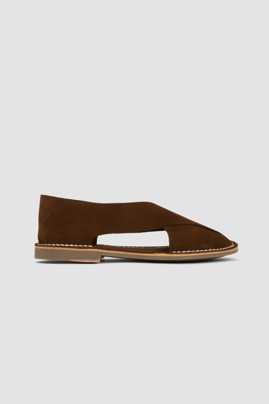 SPORTIVO STORE_Biarritz Sandals Suede Calf Brown