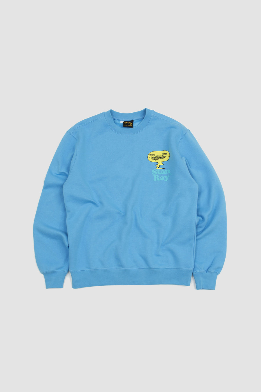 SPORTIVO STORE_Dreamy Bubble Crew Neck Sweatshirt Gulf Blue