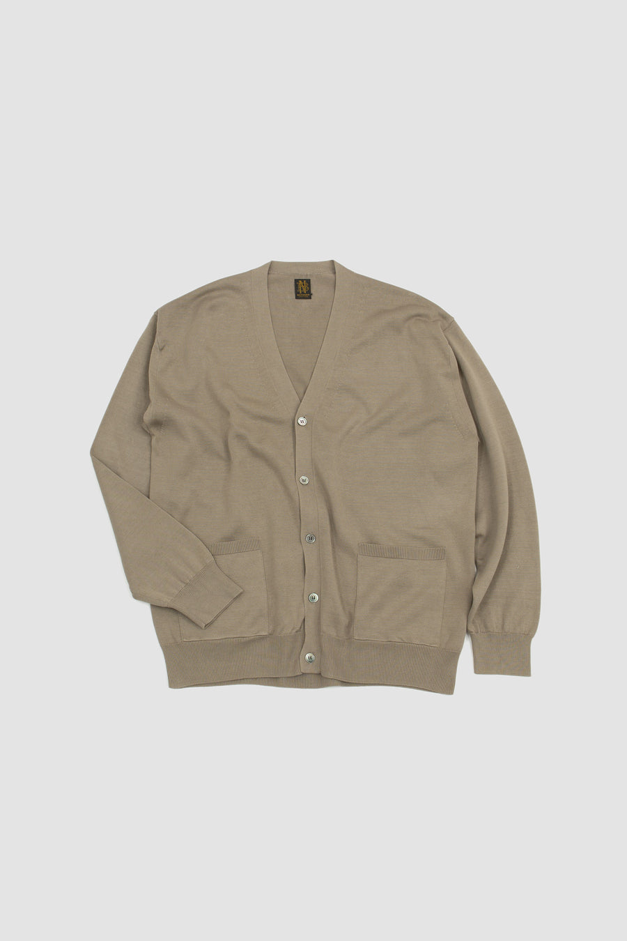 SPORTIVO STORE_Seaisland Cotton V Neck Cardigan Beige