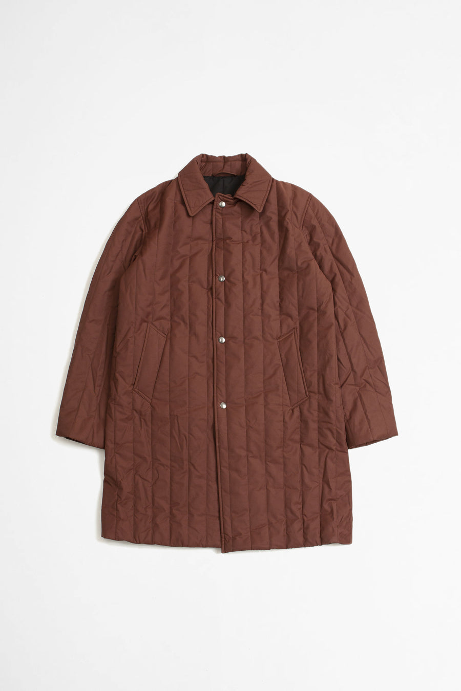 SPORTIVO STORE_Aamsterdam Padded Single-Breasted Coat Ruggine