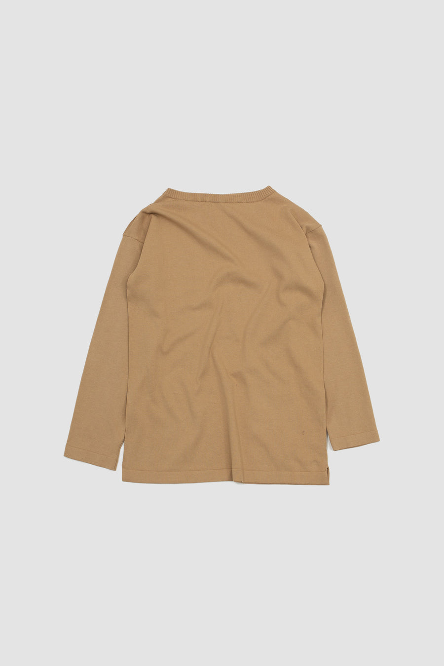 SPORTIVO STORE_Boatsman LS Knitted T-Shirt Camel