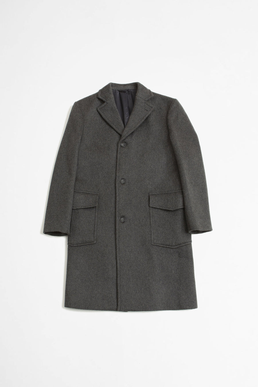 SPORTIVO STORE_Aymar Italian Wool Coat Dark Heather Grey