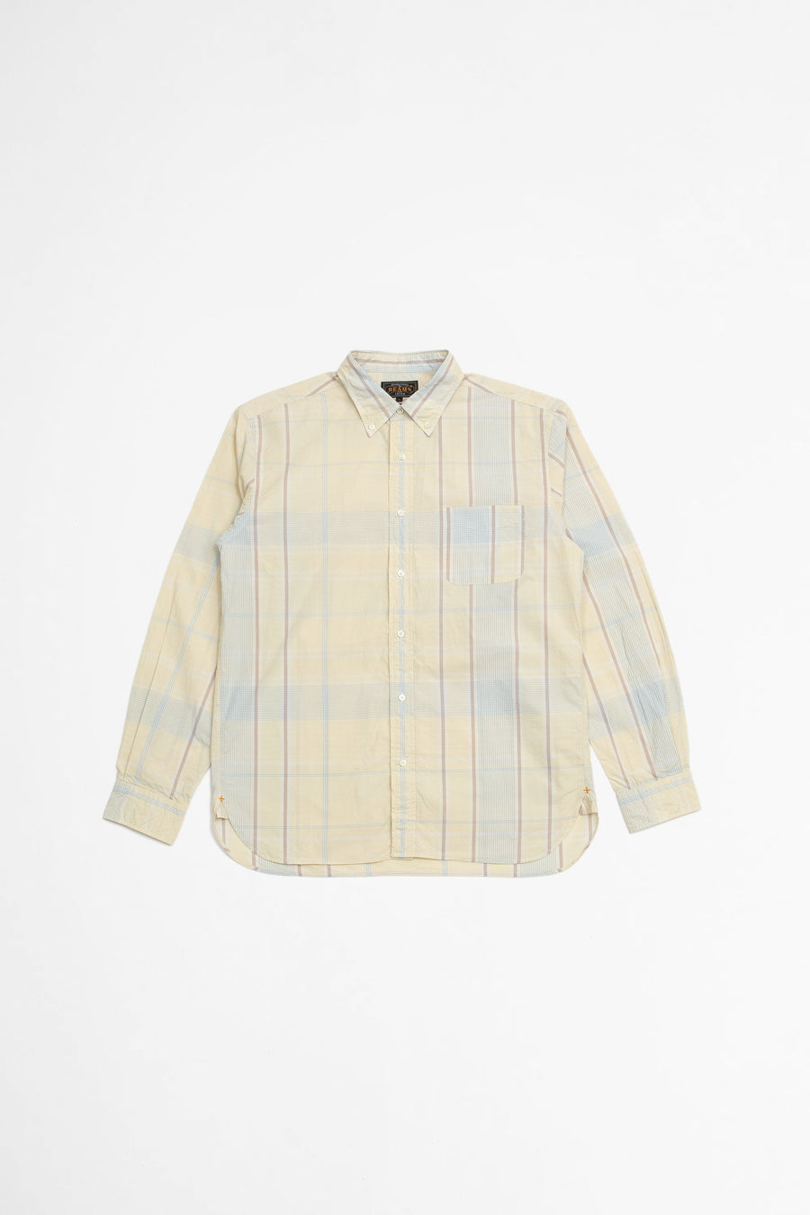 SPORTIVO STORE_Big Fade Check Button Down Shirt Lemon