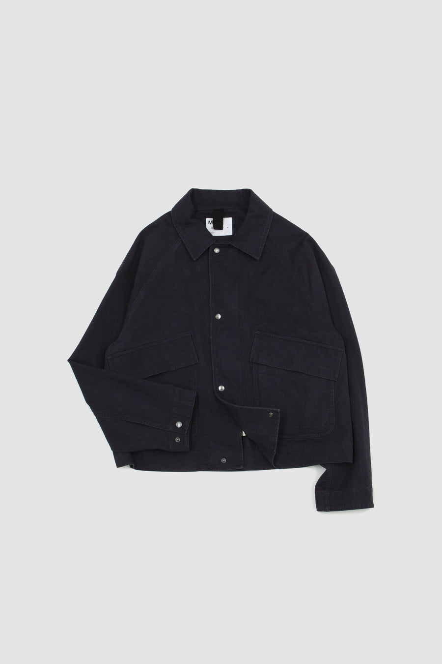 SPORTIVO STORE_Cropped Worker Jacket Soft Cotton Drill Faded Ink