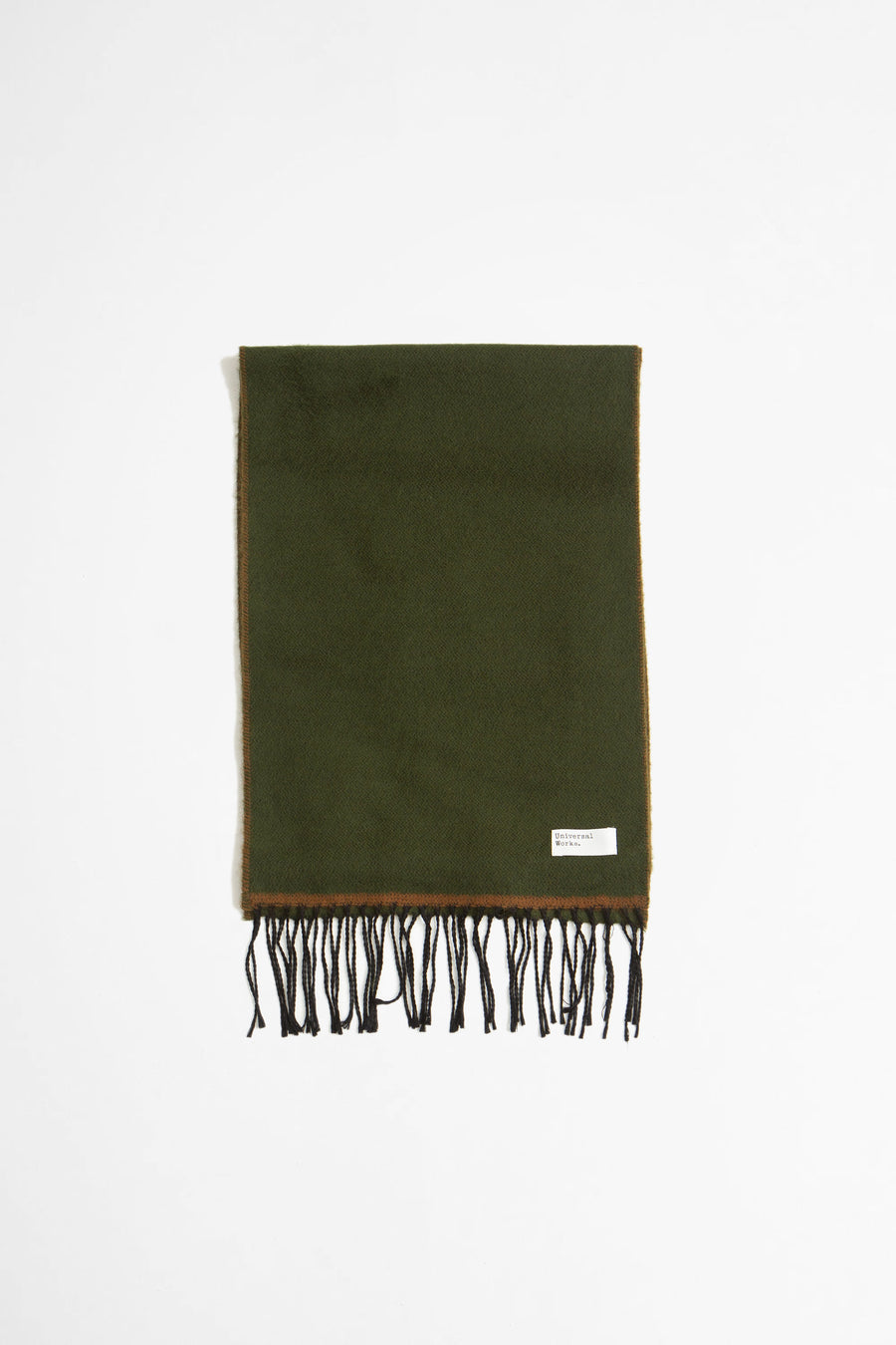 SPORTIVO STORE_Double Sided Scarf Olive/Brown