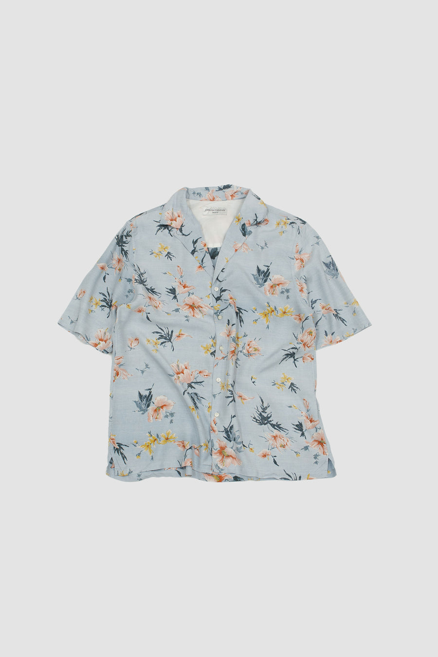 SPORTIVO STORE_Eren SS Flower Print Shirt Blue/Orange/Yellow