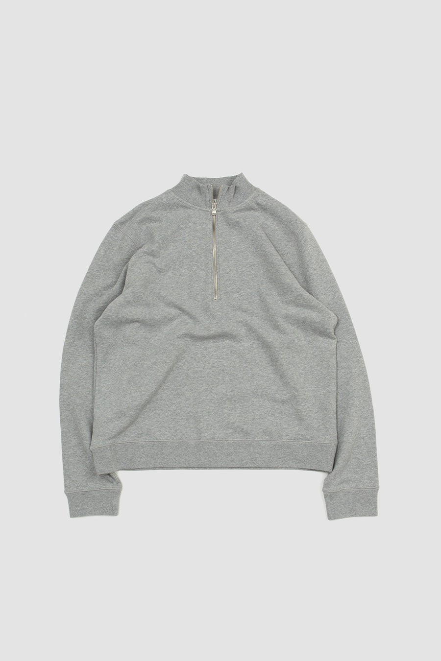 SPORTIVO STORE_Half Zip Sweatshirt Grey Melange