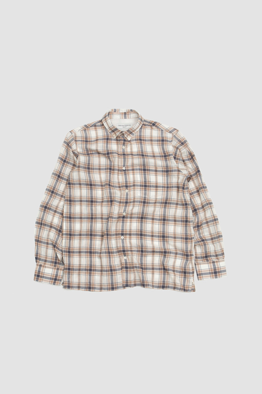 SPORTIVO STORE_Arsene Shirt Japanese Cotton Pink/White