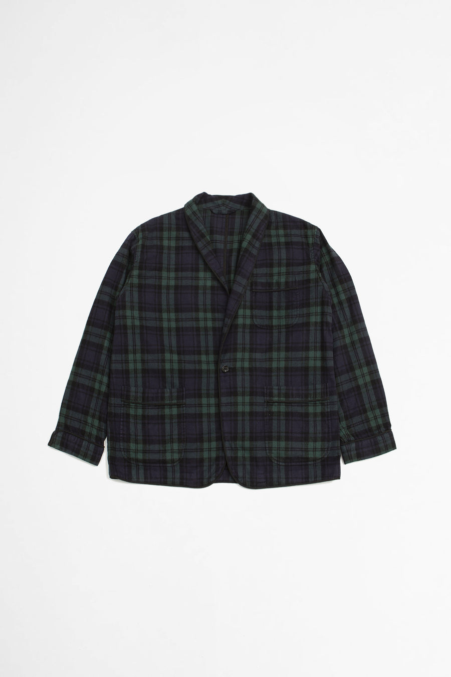 SPORTIVO STORE_One Button Smoking Jacket Black Watch