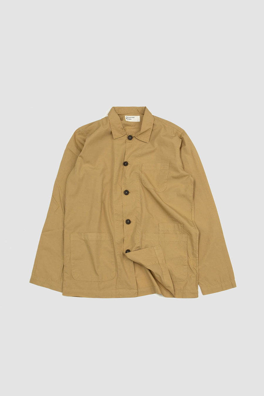 SPORTIVO STORE_Org. Fine Poplin Bakers Overshirt Sand