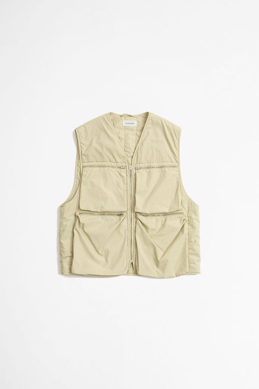 SPORTIVO STORE_Padded Zip-Up Gilet Overcast Grey