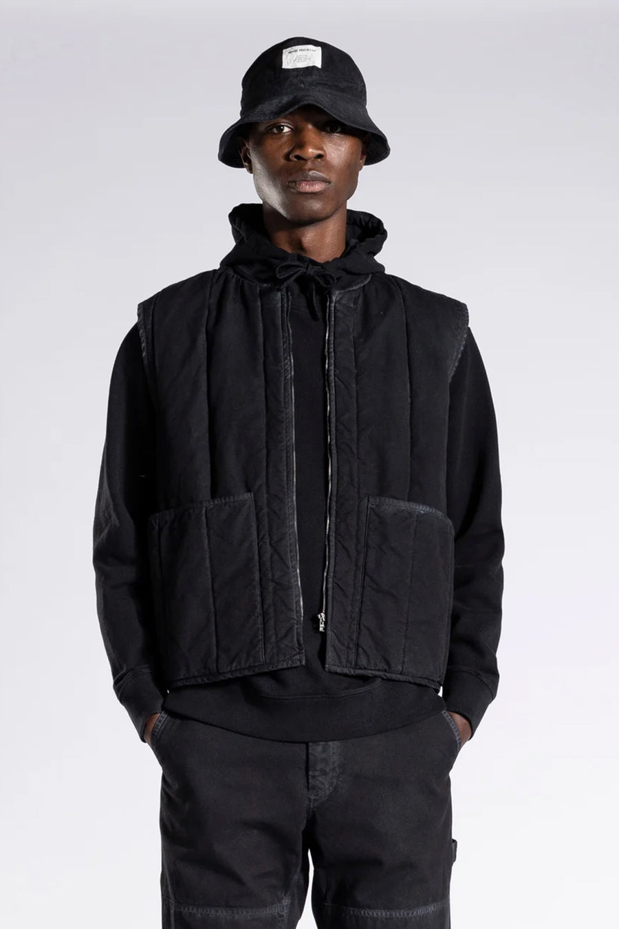 SPORTIVO STORE_Peter Canvas Vest Black