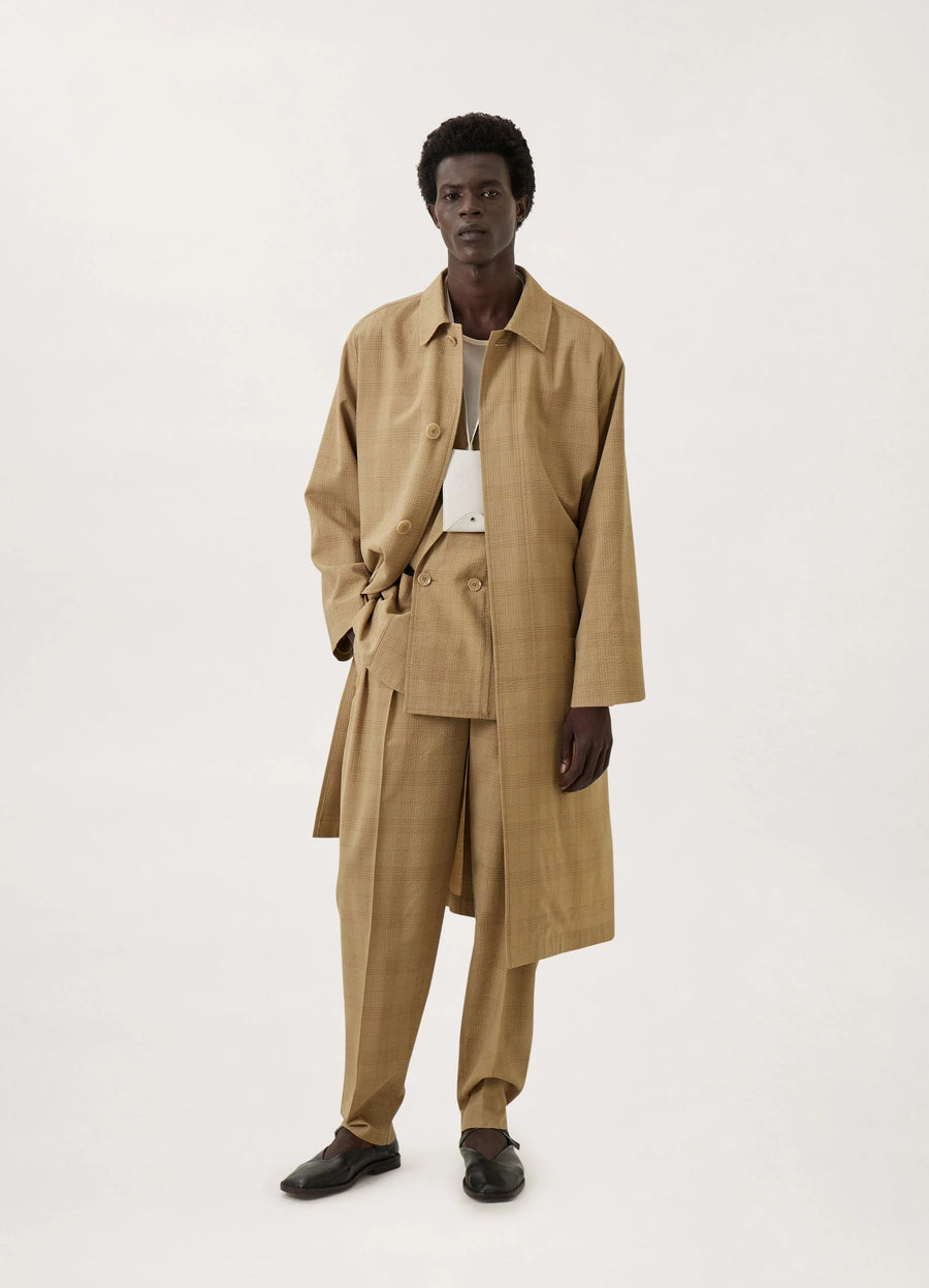 SPORTIVO STORE_Raglan Suit Coat Brown/Yellow/Beige