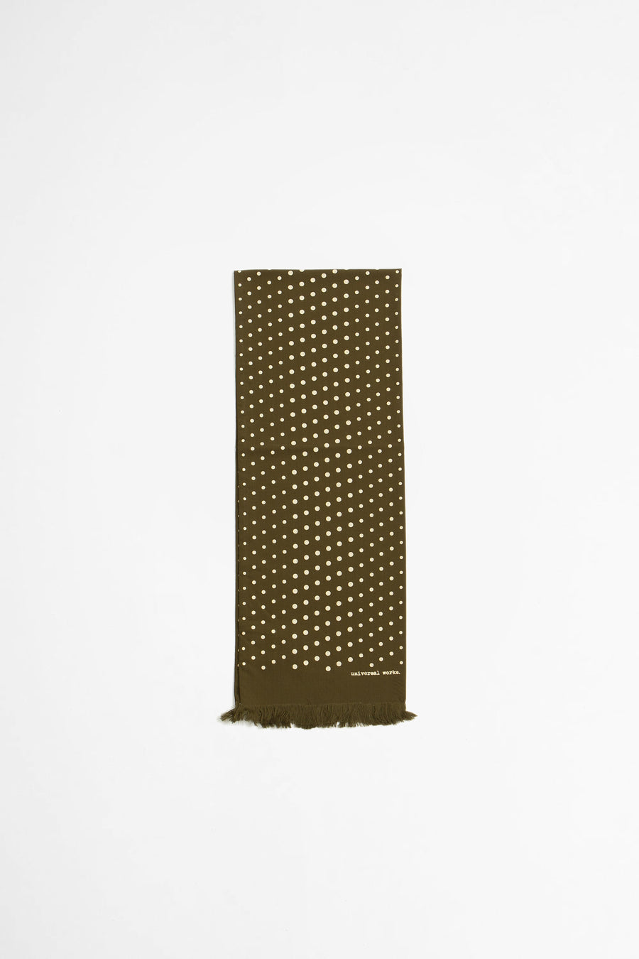 SPORTIVO STORE_Short Scarf Dot Print Olive