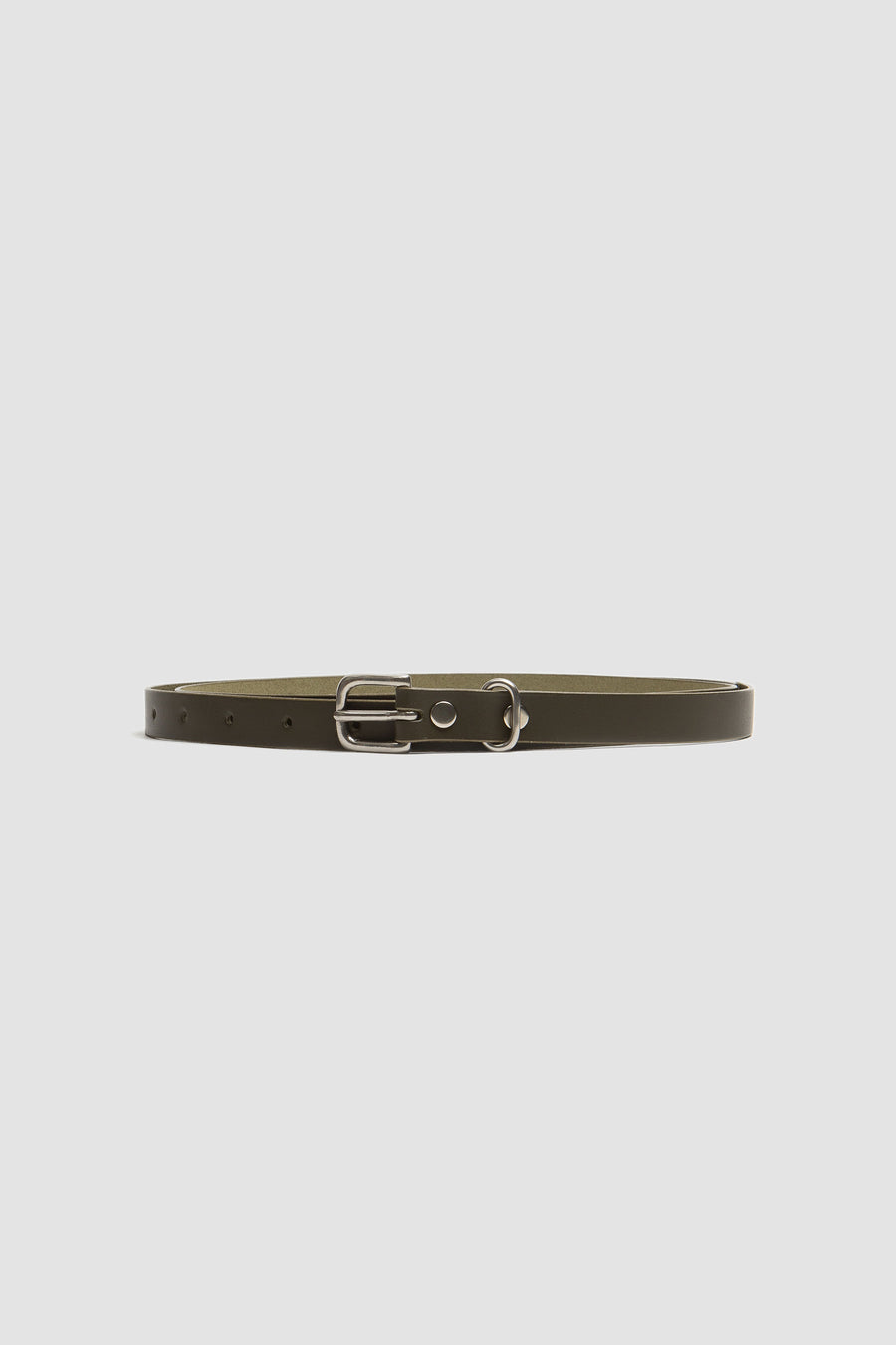 SPORTIVO STORE_18mm Leather Belt Olive