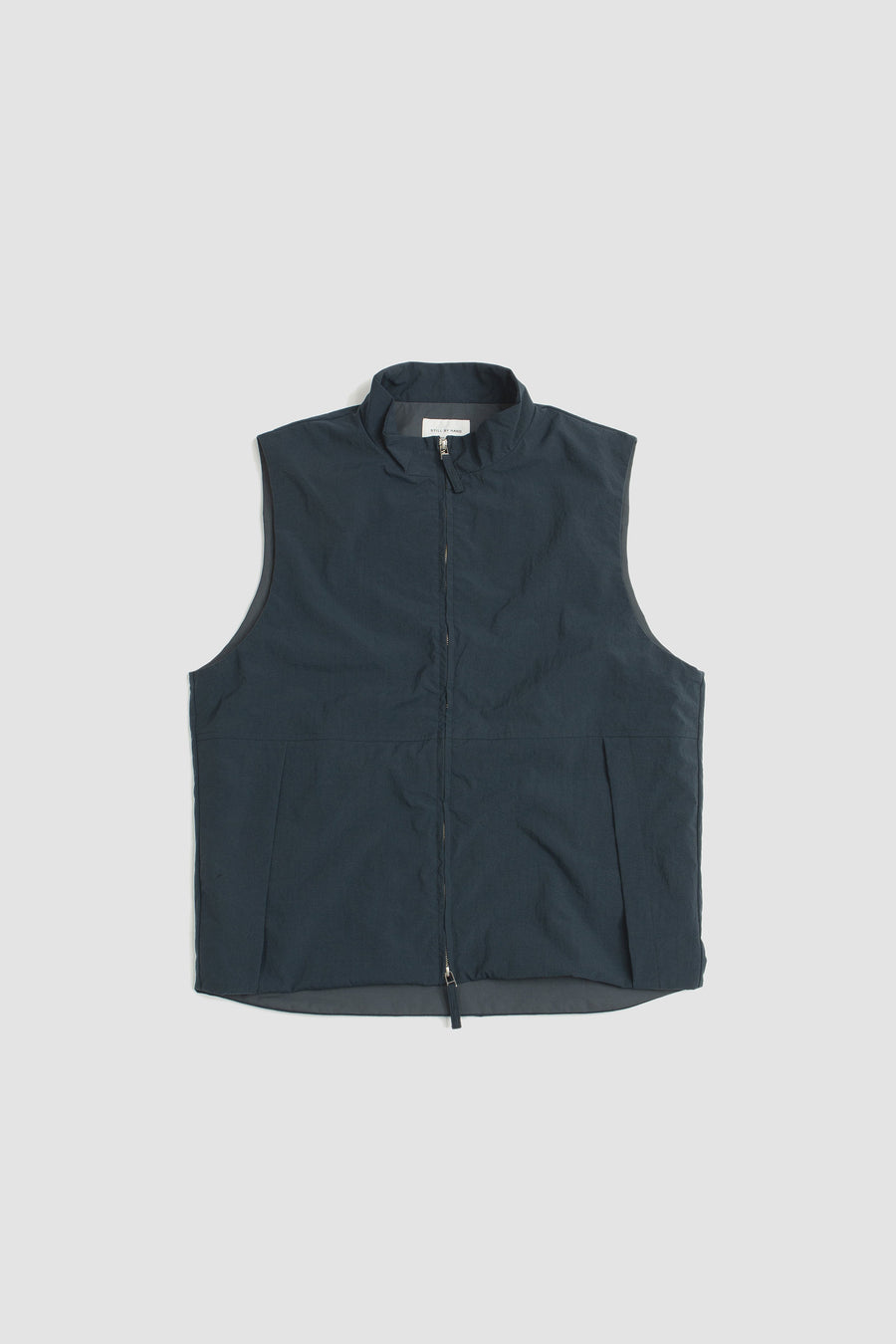 SPORTIVO STORE_Stand Collar Outer Vest Blue Green
