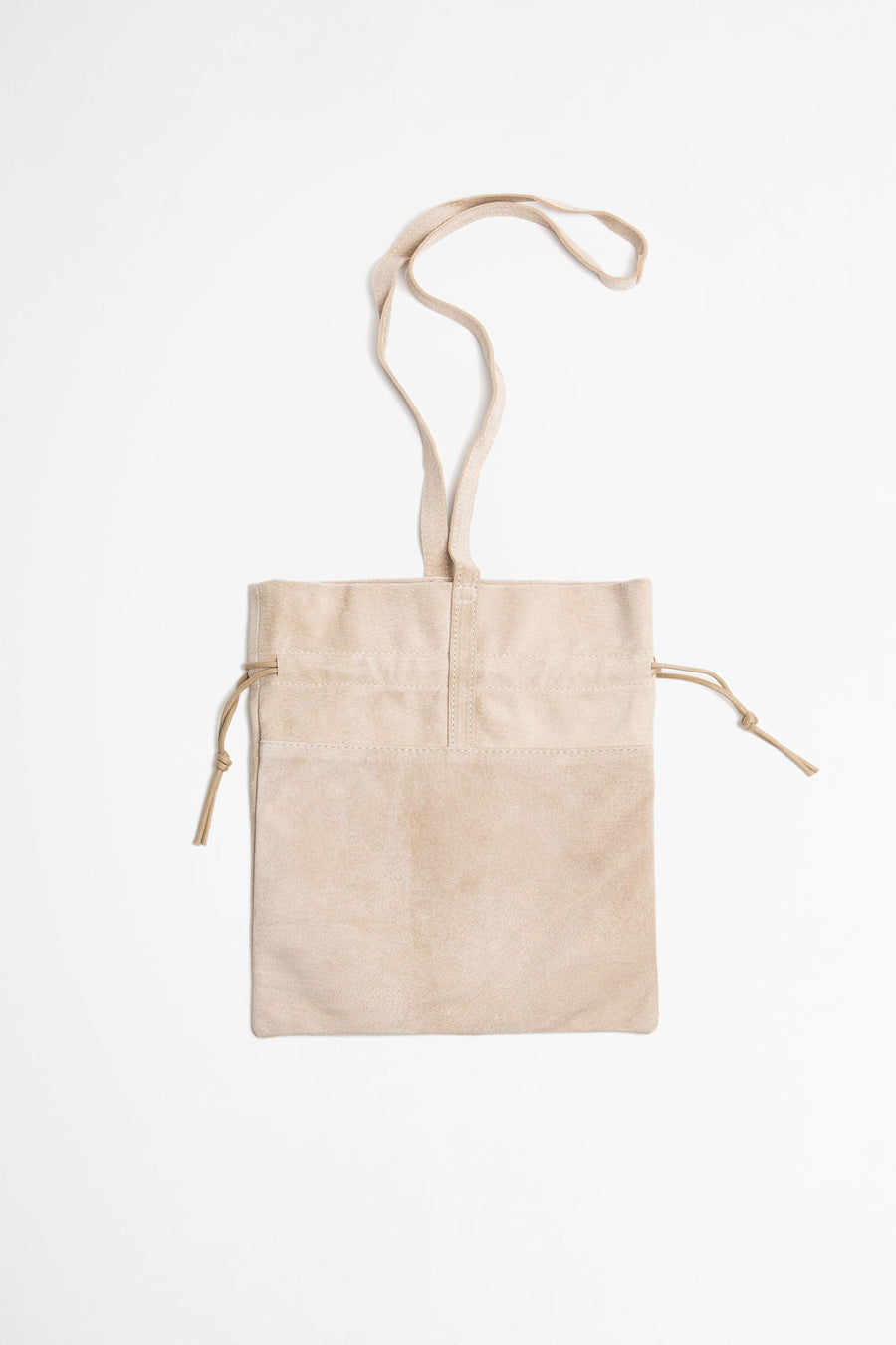 SPORTIVO STORE_Suede Leather Pouch Light Beige