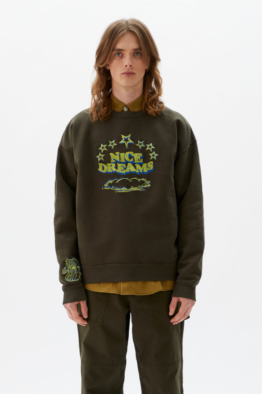 SPORTIVO STORE_Sweatshirt Boxy Illusion Dark Green