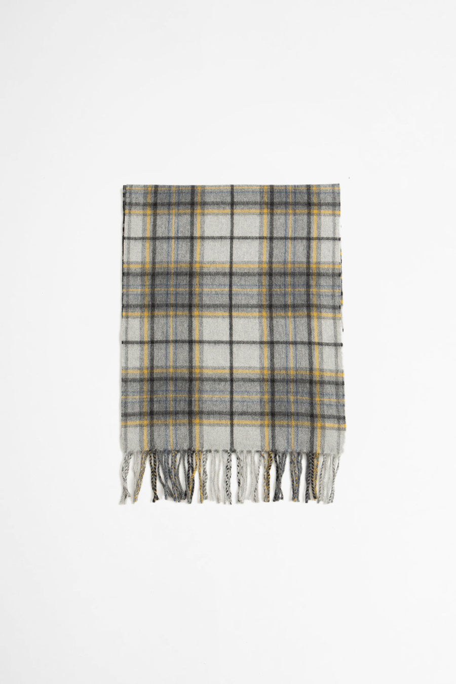 SPORTIVO STORE_Vale Needle Check Scarf Grey Multi