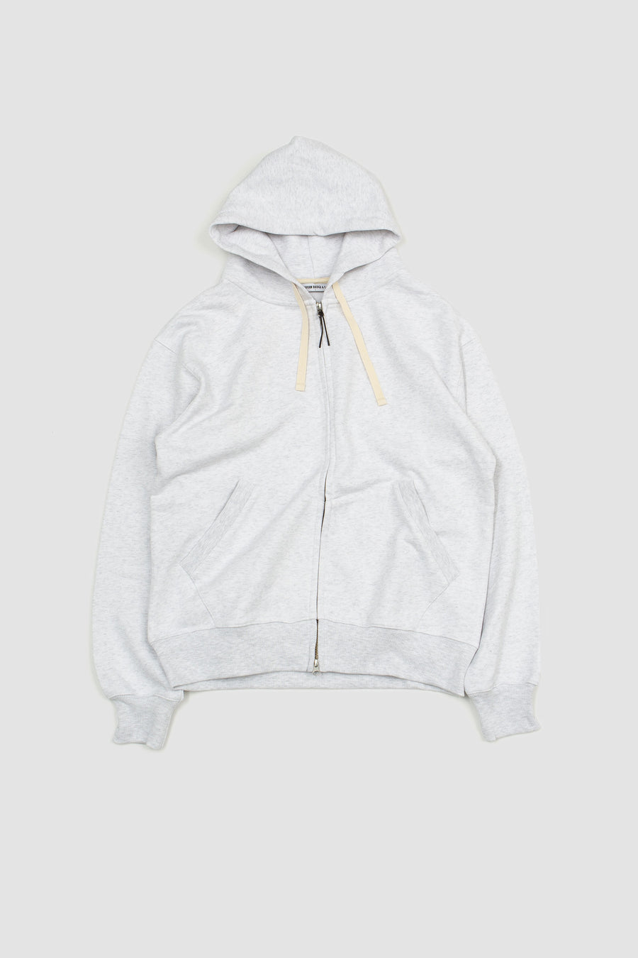 SPORTIVO STORE_Zip Up Hoodie Grey Melange