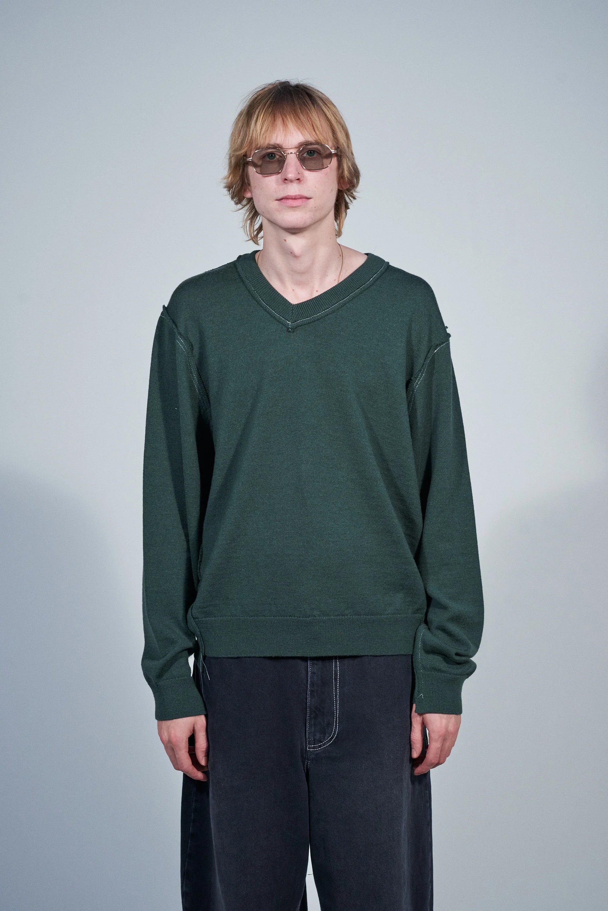 Frankenstein Merino Wool Green