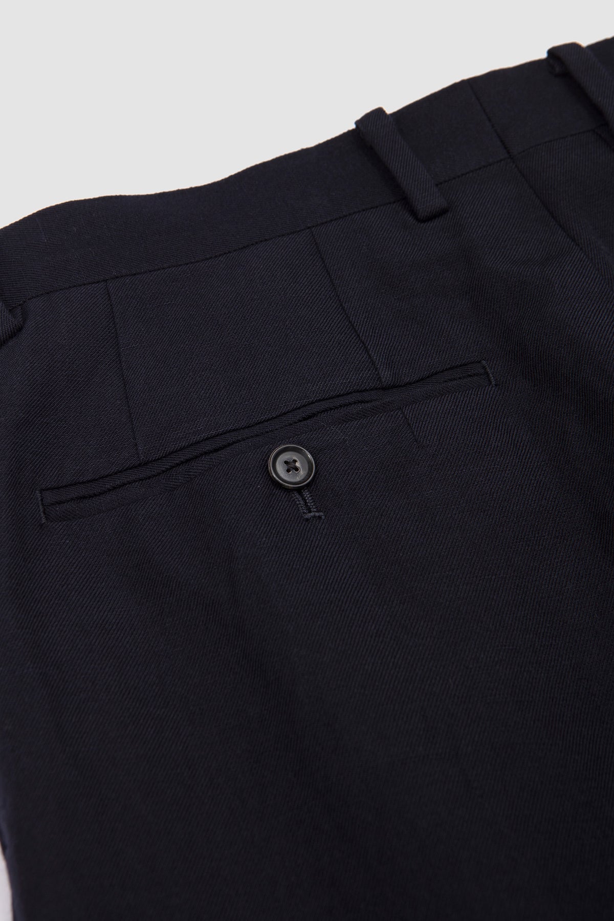 Cashmere Linen 2P Trousers Navy