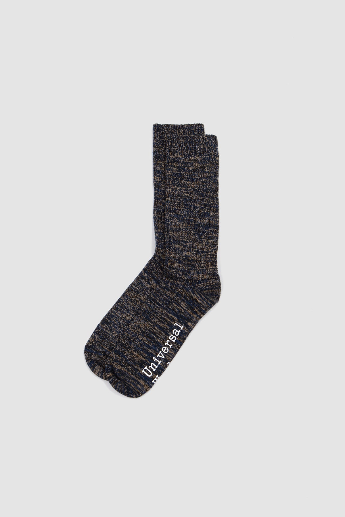 Slub Socks Dark Navy_2