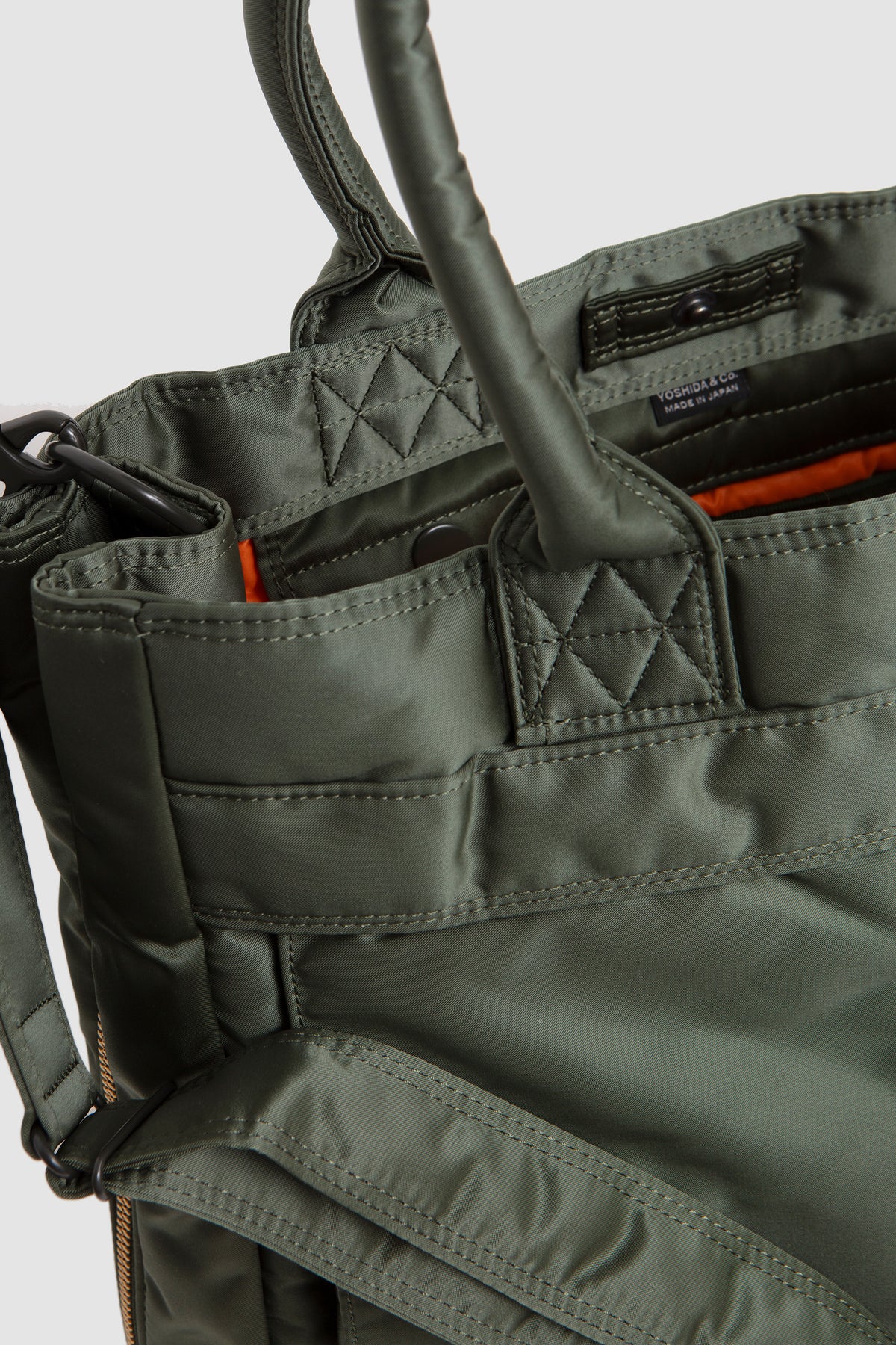 Tanker Carrying Tote Bag Sage Green