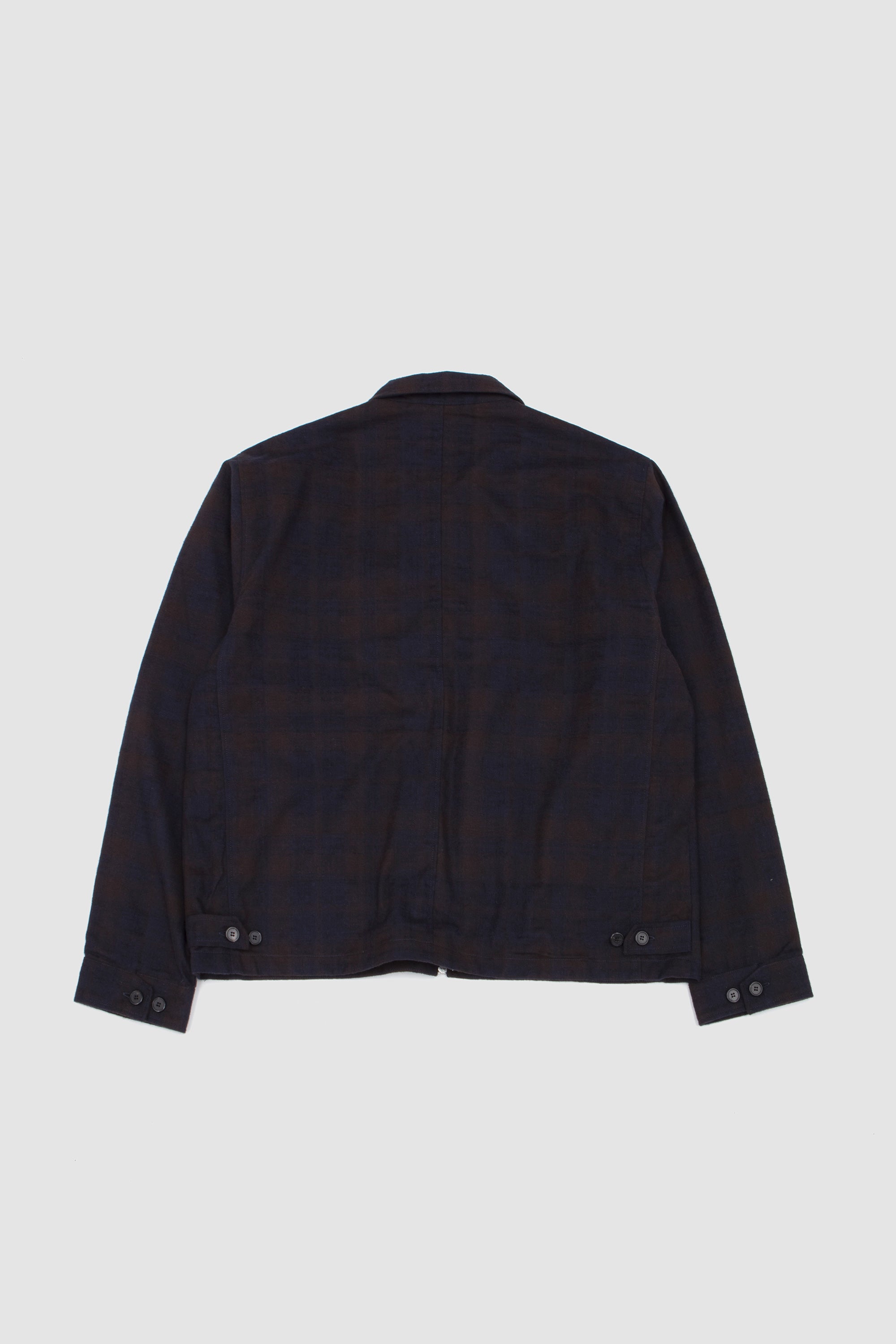 Another Overshirt 3.0 Navy/ Brown Check_4