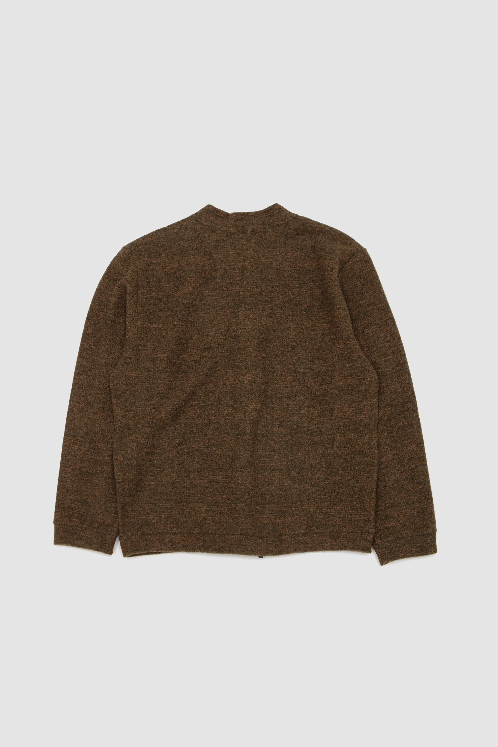 Advanced Cardigan Wool Mix Knit Olive_4