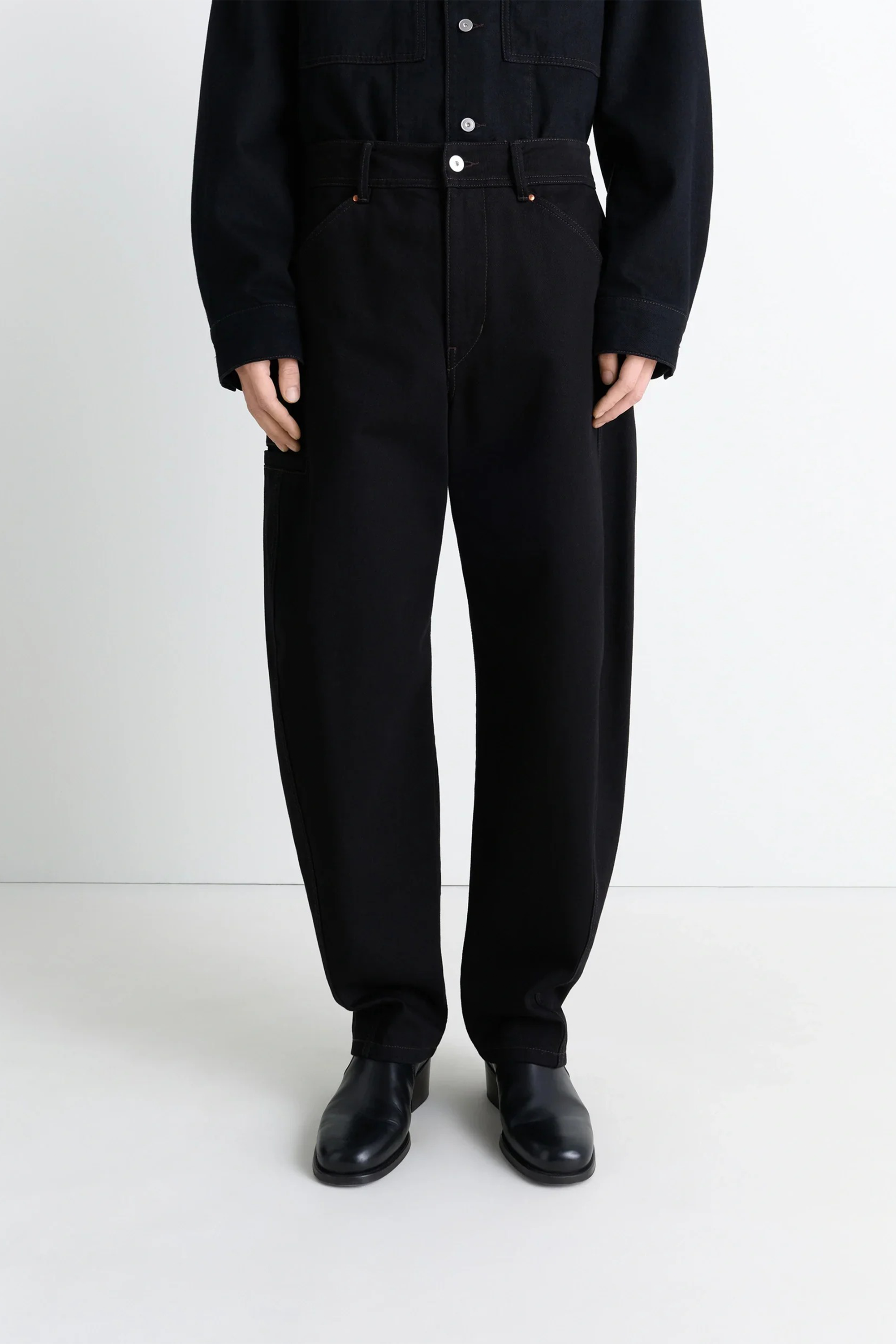 Twisted Workwear Pants Black