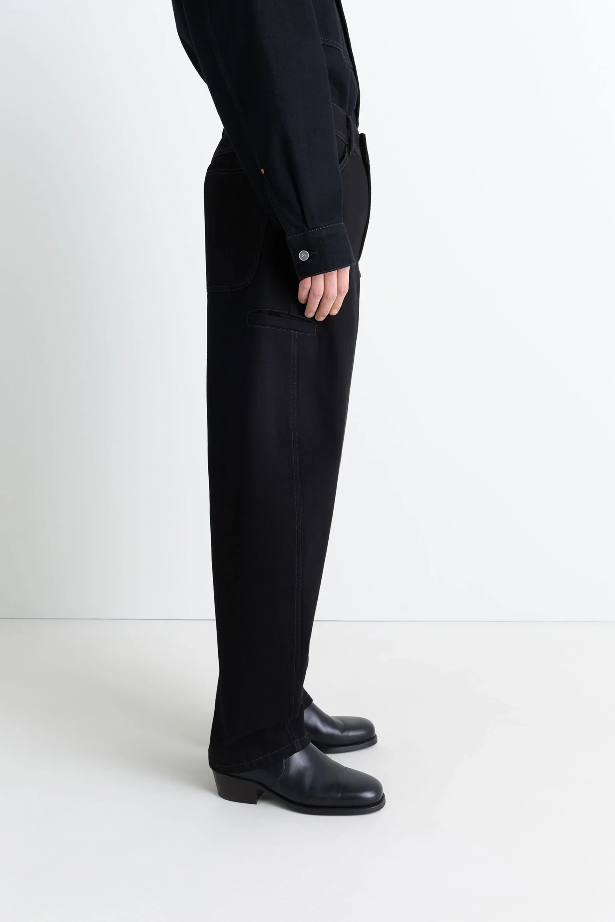 Twisted Workwear Pants Black_4
