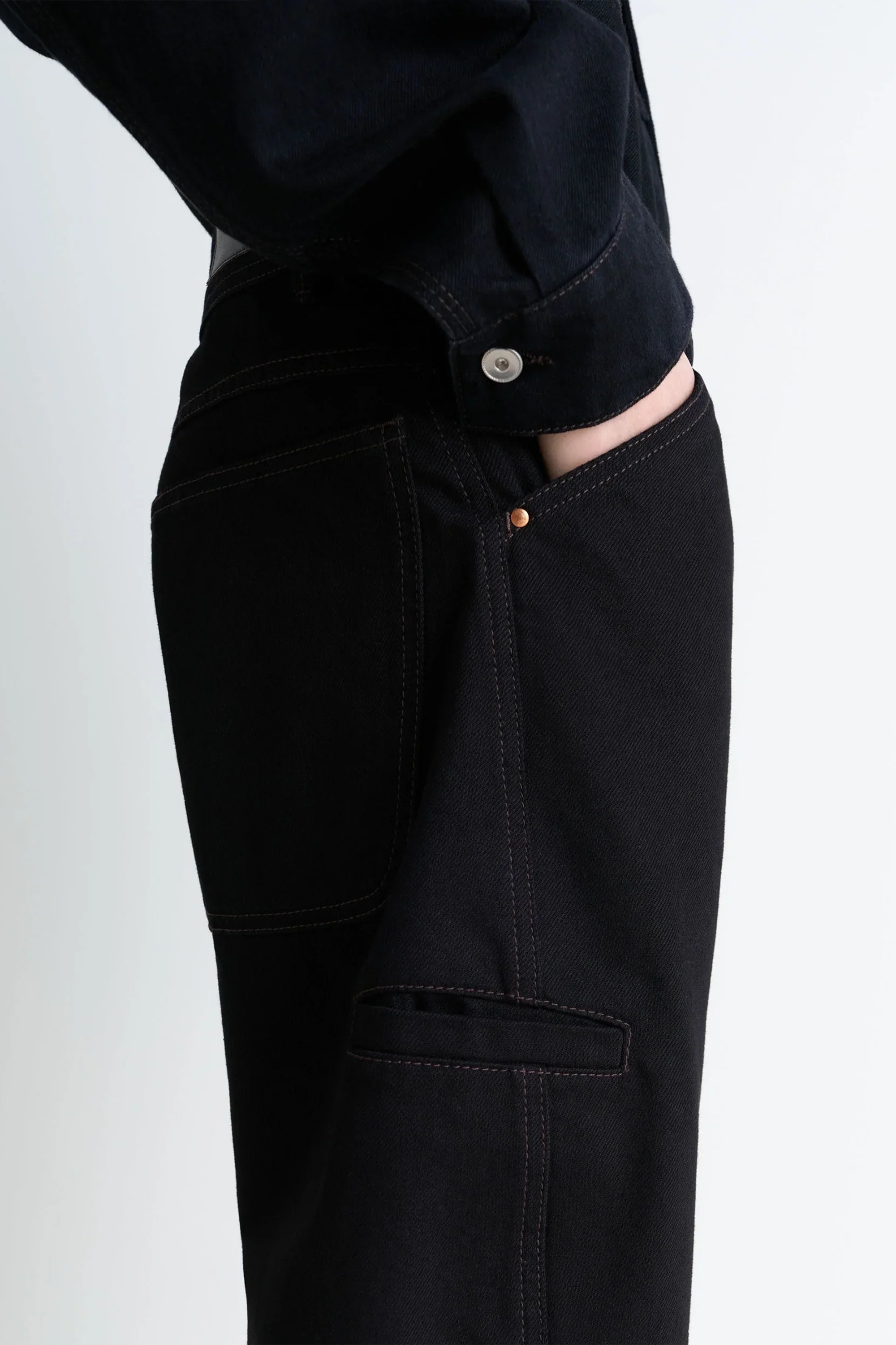 Twisted Workwear Pants Black_5