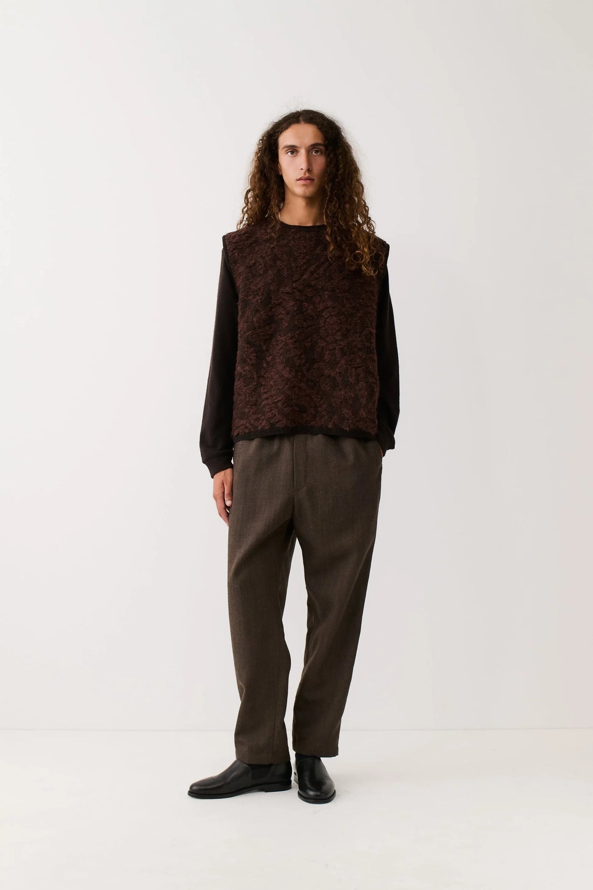 Banasa Pants Smoked Ebony Melange_1