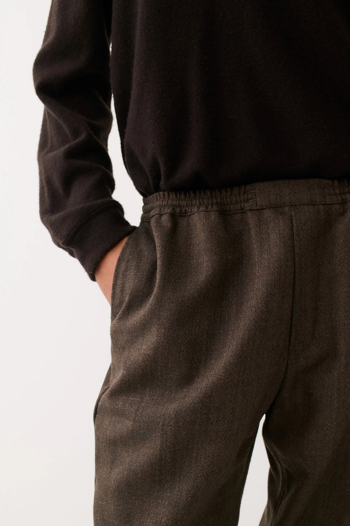Banasa Pants Smoked Ebony Melange_5