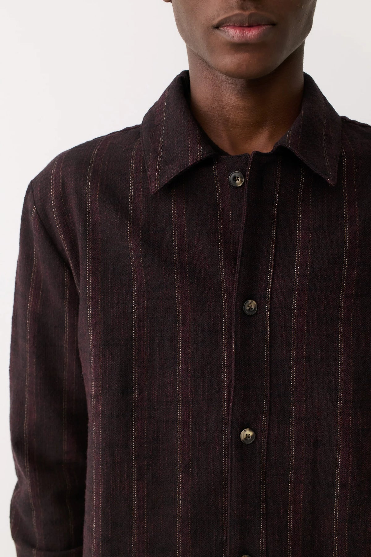 Cullu Overshirt Black Wine Line_3