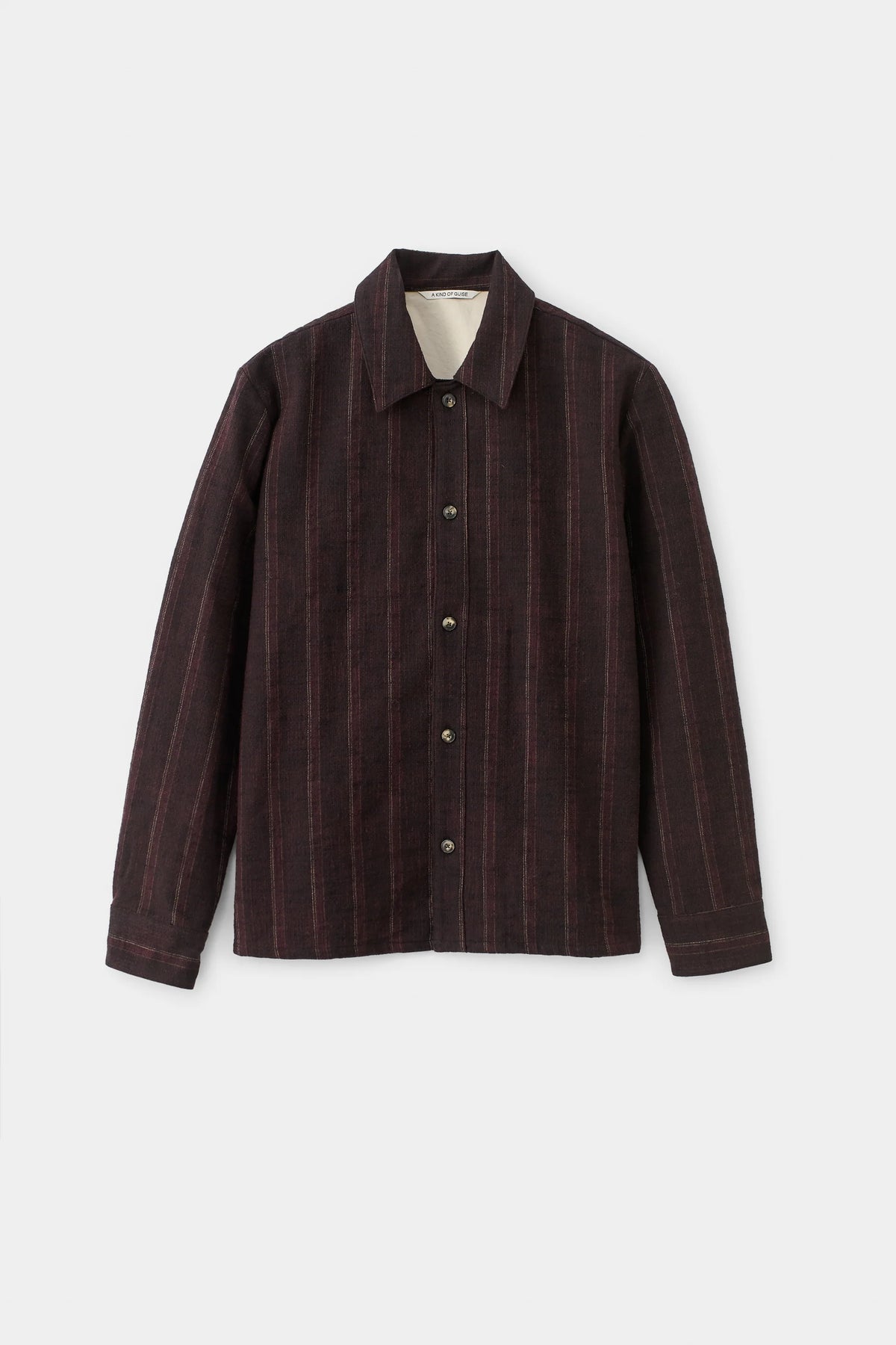 Cullu Overshirt Black Wine Line_8