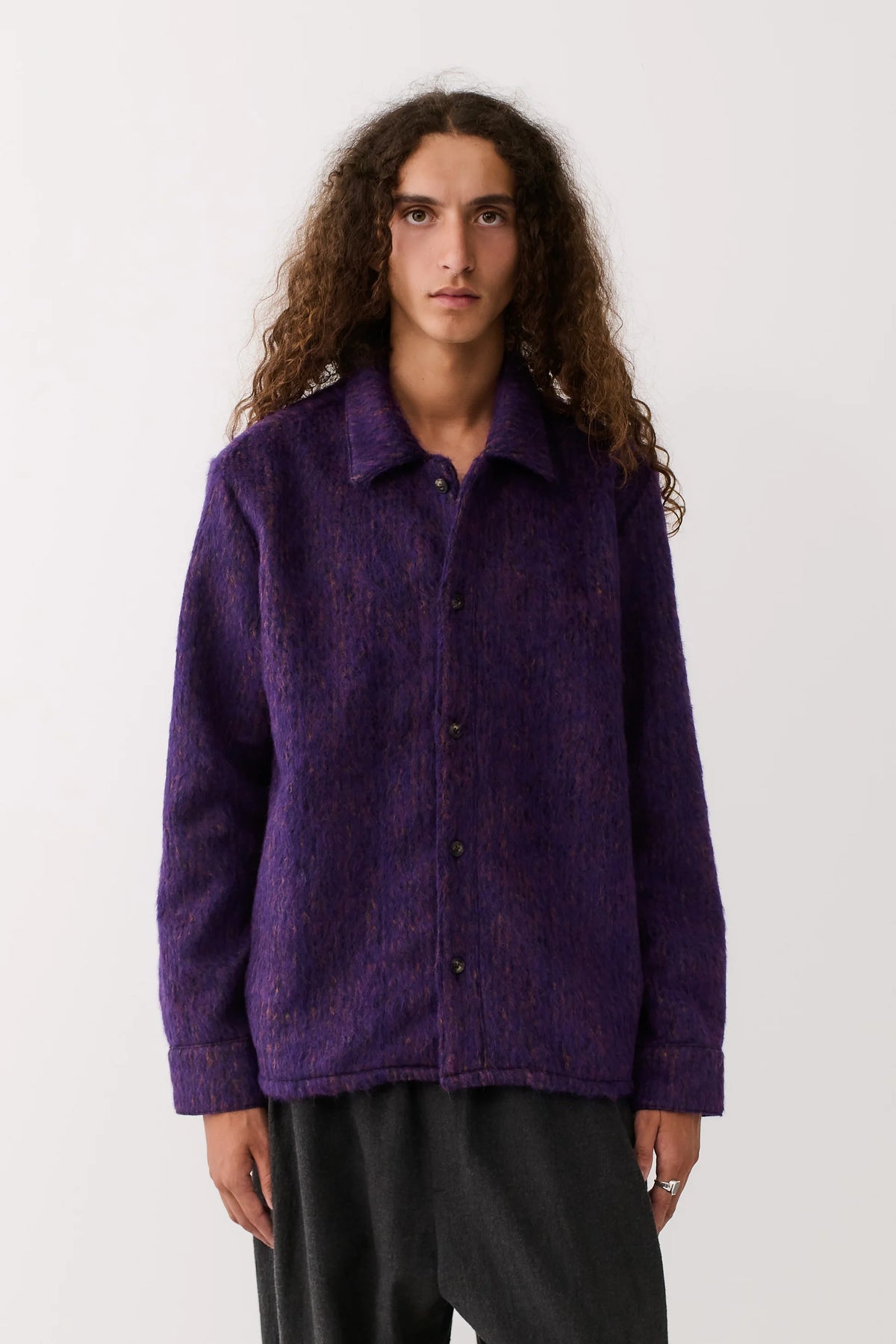 Cullu Overshirt Fuzzy Violet