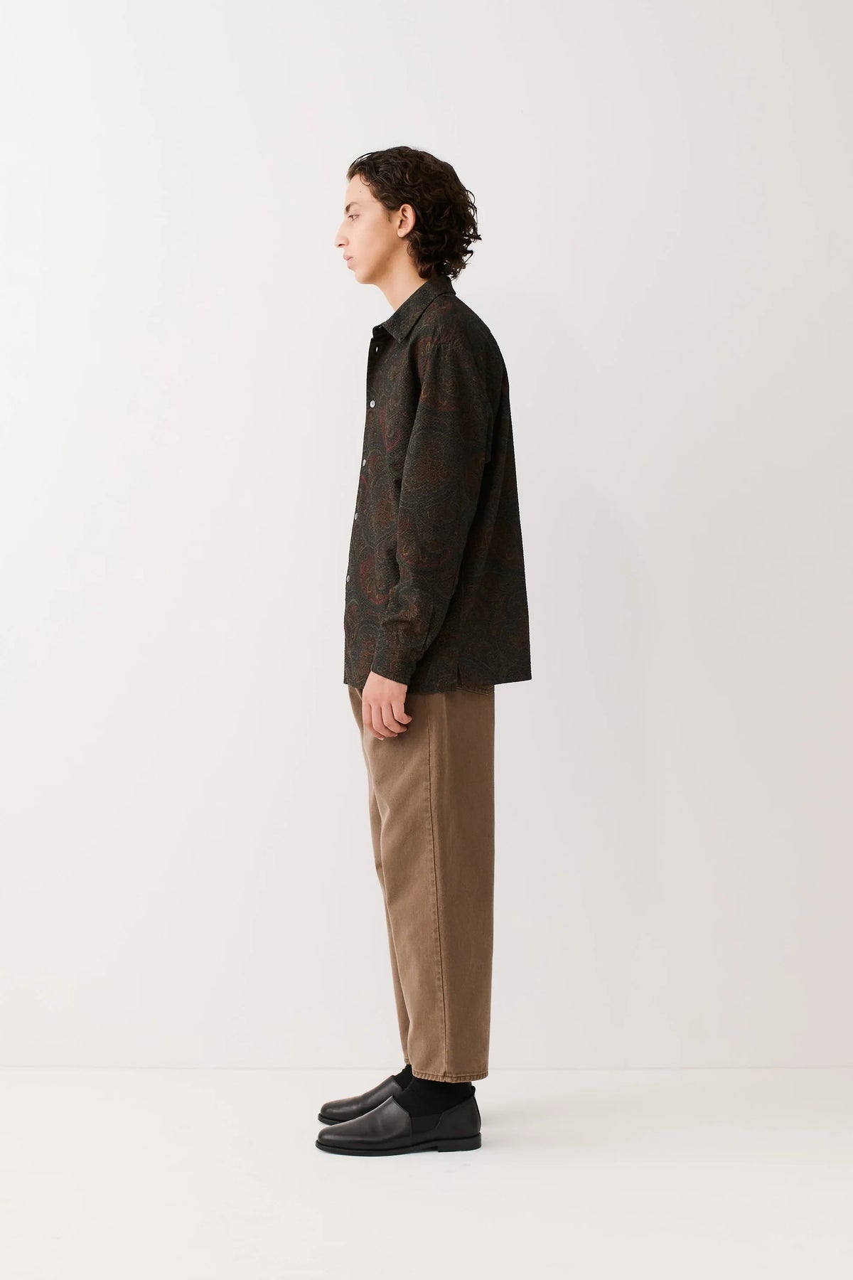 Derbin Shirt Moss Paisley_2