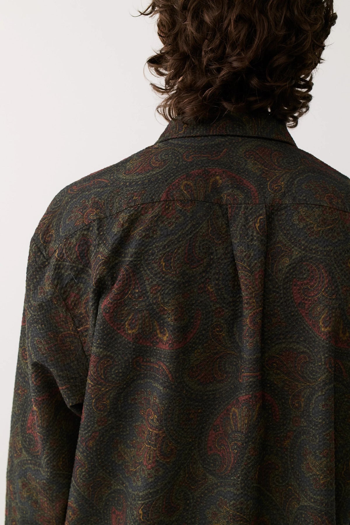 Derbin Shirt Moss Paisley_5