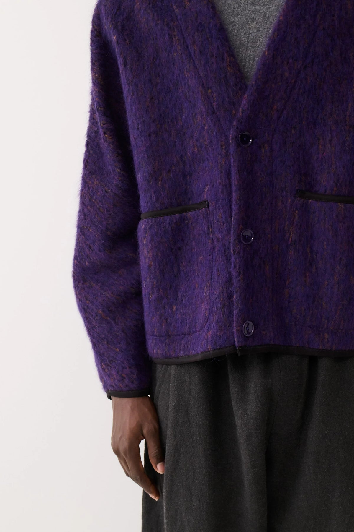 Kaan Cardigan Fuzzy Violet_4