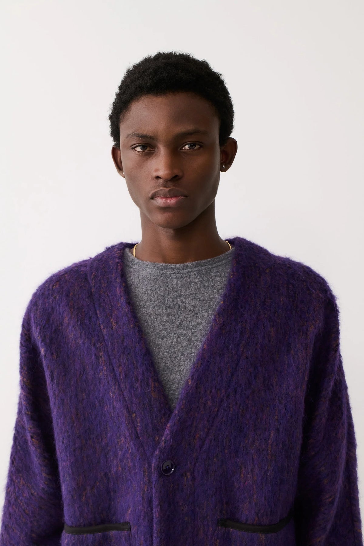 Kaan Cardigan Fuzzy Violet_5
