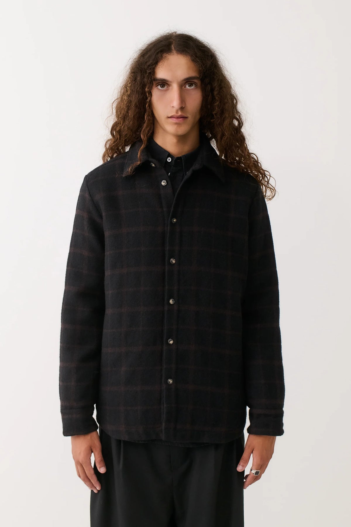 Marani Overshirt Black Check