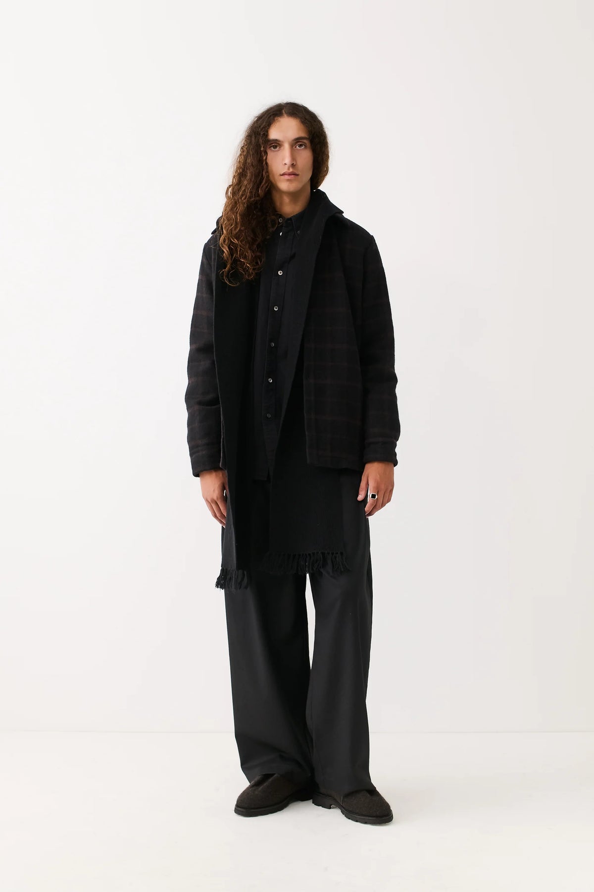 Marani Overshirt Black Check