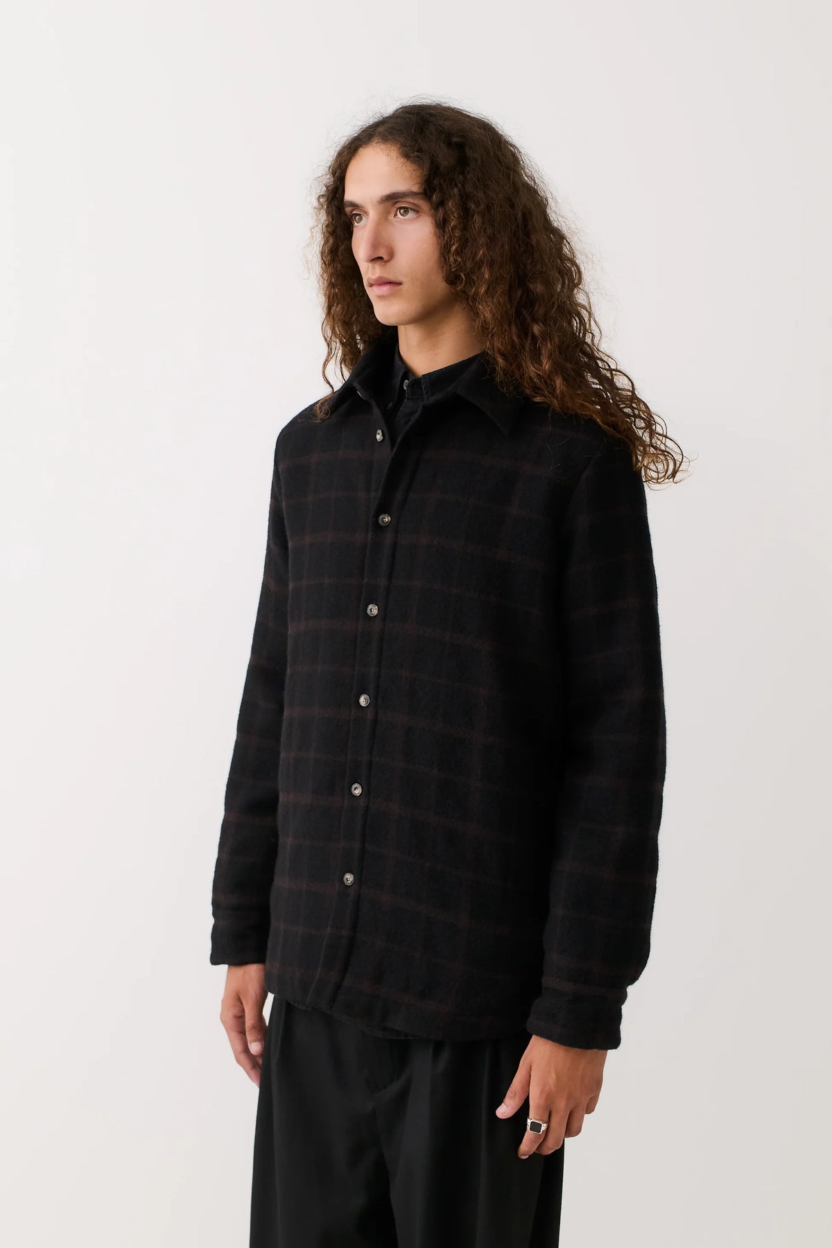 Marani Overshirt Black Check