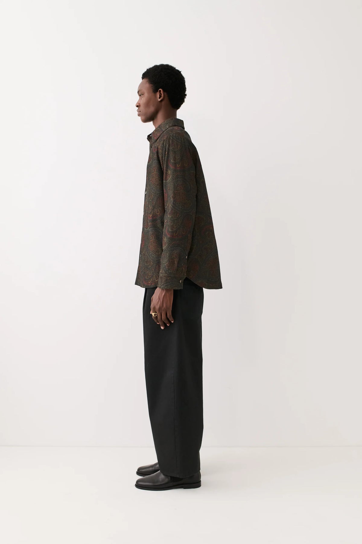 Marani Overshirt Moss Paisley