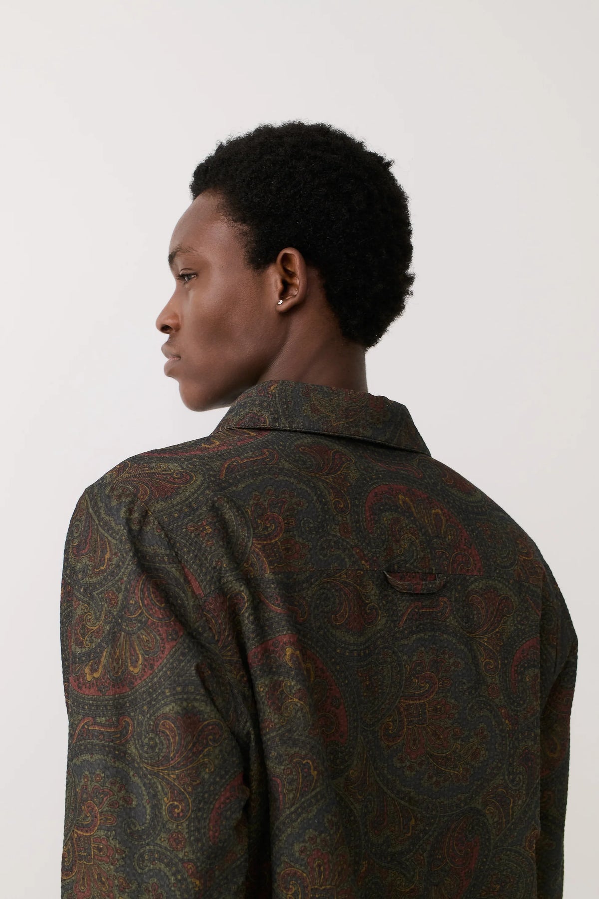 Marani Overshirt Moss Paisley_4